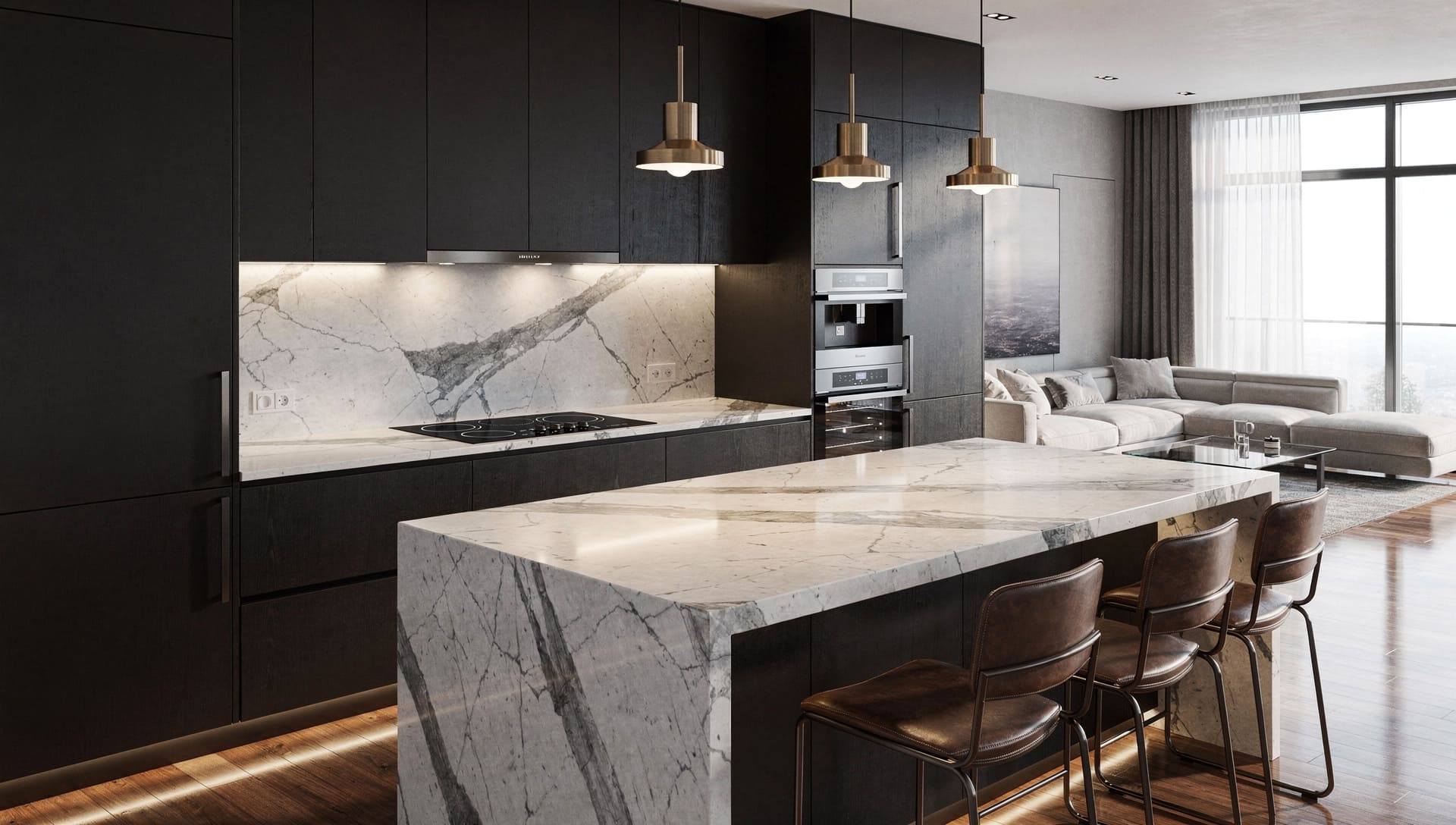 Townhouse interior kitchen